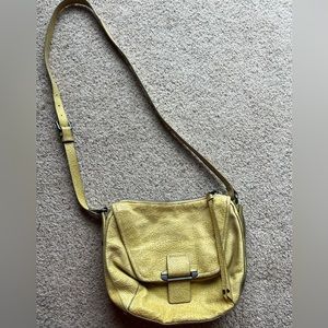Kooba Weaved Leather Yellow/Green Purse